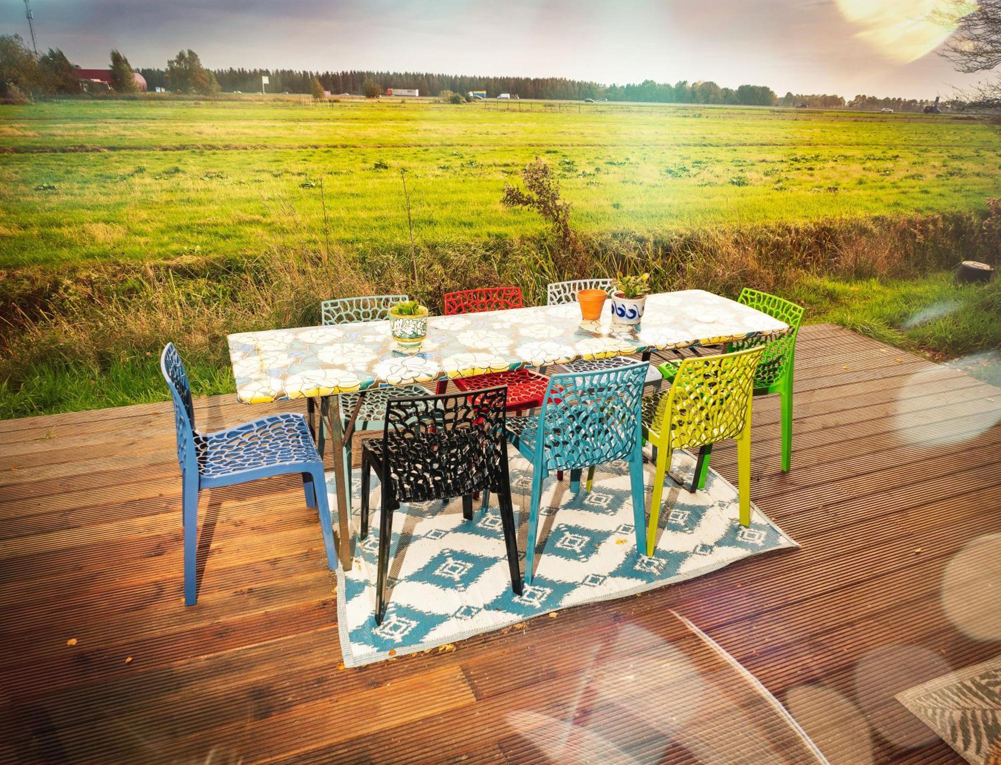 Eco-Camping De Helleborus, Yurt, Bell & Safari Tent, Pipo, Caravans, Dorms And Units Groningen Exterior foto