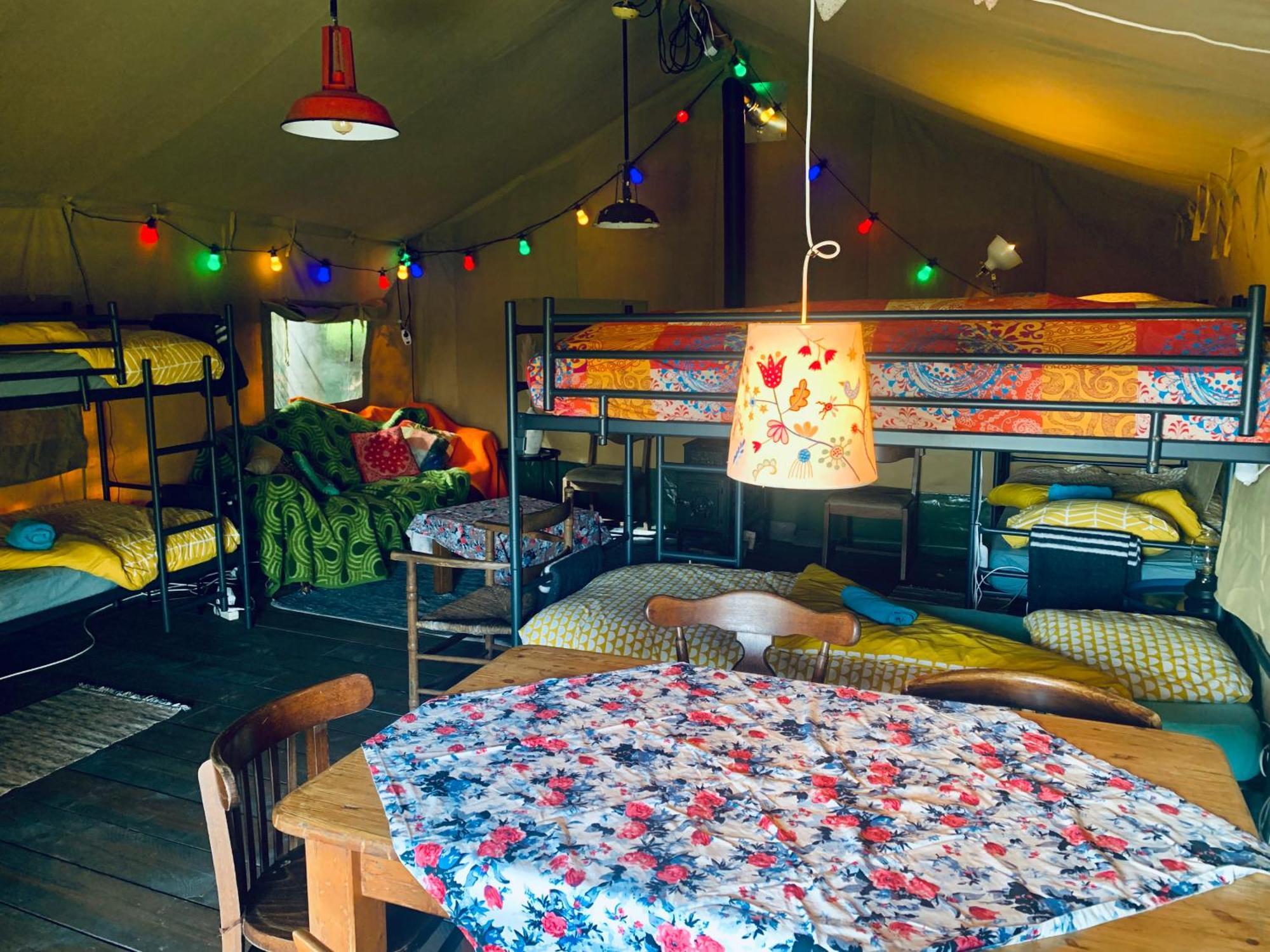 Eco-Camping De Helleborus, Yurt, Bell & Safari Tent, Pipo, Caravans, Dorms And Units Groningen Exterior foto