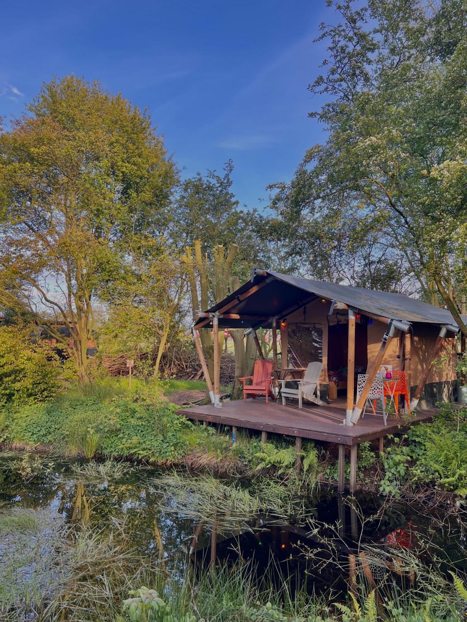 Eco-Camping De Helleborus, Yurt, Bell & Safari Tent, Pipo, Caravans, Dorms And Units Groningen Exterior foto