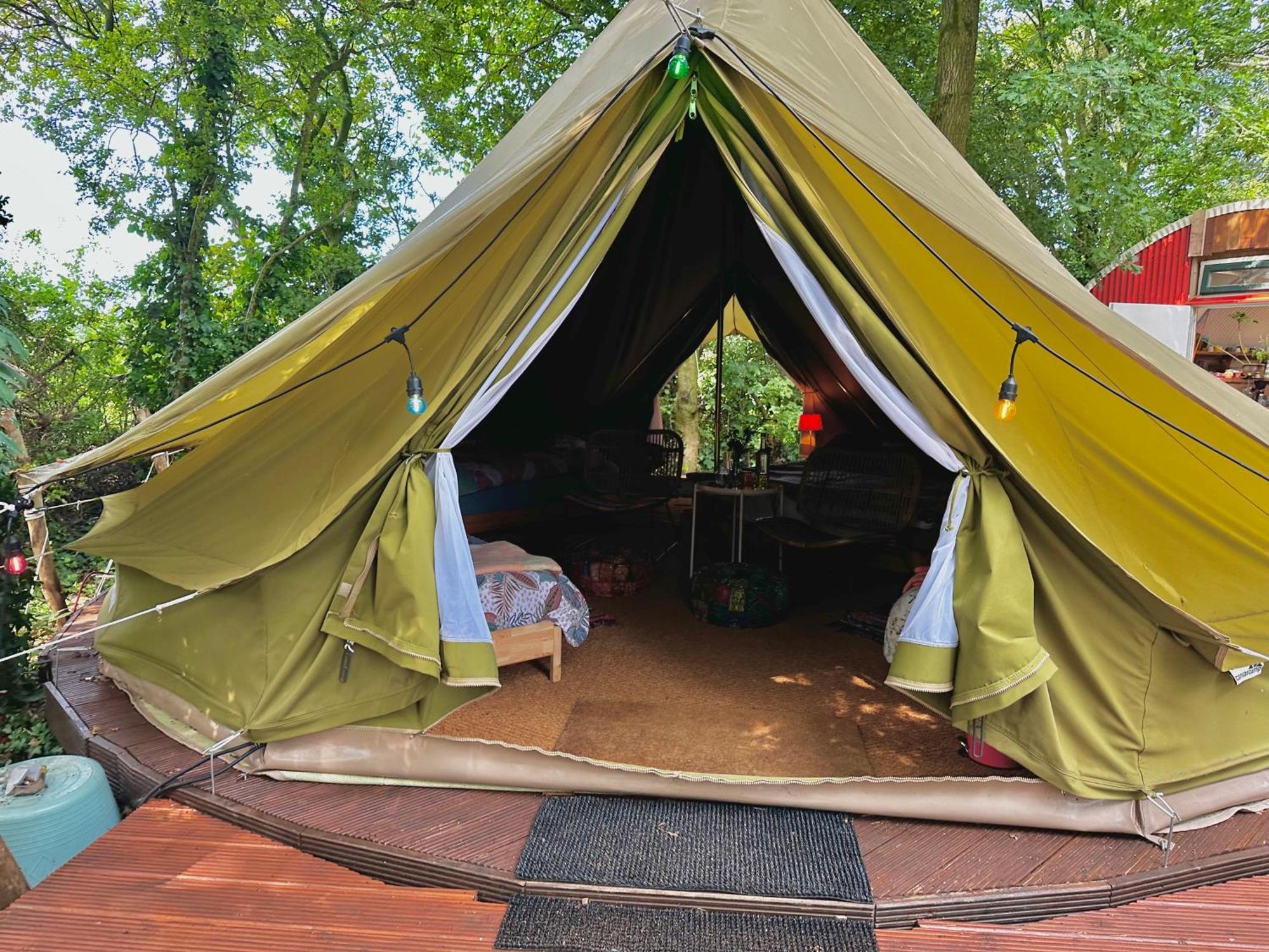 Eco-Camping De Helleborus, Yurt, Bell & Safari Tent, Pipo, Caravans, Dorms And Units Groningen Exterior foto